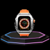 102 8188ba58 bd40 4a58 8d74 5e22d1c06b8e Apple Watch Ultra Case 49MM - Pro Series Captain Silver | Sunset Orange Rubber