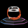 104 8268514c 988d 4fa1 bc8e 8d0dfcf9d61e Apple Watch Ultra Case 49MM - Pro Series Captain Silver | Sunset Orange Rubber