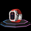 109 96b24004 21b8 4c48 a1f1 06b78d8ada21 Apple Watch Ultra Case 49MM - TITAN Pro Series Oyama Titan | Scarlet Red Rubber