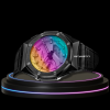 10 9ddedb73 41bd 482d a7a9 0f7e0465653e G-SHOCK Casio GA2100 | SPORT Series Rainbow Pro Midnight Black Mod Rainbow Dial | Dark Leather