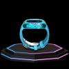 118 Apple Watch Case 44MM - ICE DIAMOND Series Celestite | Sea Blue Rubber