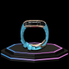 11 562066a1 9448 4648 b553 24fc2b9db5de Apple Watch Case 44MM - TITAN Series Rose Gold Dark Titanium | Tiffany Blue Rubber