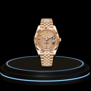 11 703a73af 3754 48c3 bf05 9368c4254588 SEIKO Mod Datejust Collection Rose Gold Dial NH35 Automatic Movement Gold Stainless Steel Strap