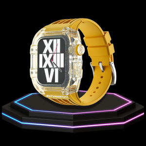 11 8d76d6fe 1546 426e 9eff efc14641a77e Apple Watch Case 45MM - Rainbow Series Glitter | Yellow Rubber