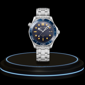 11 ab9032fe b0ec 4b0a 827f 43d3fff34f29 SEIKO Mod Speedmaster Collection Deep Blue Points Dial NH35 Movement Silver Stainless Steel Strap