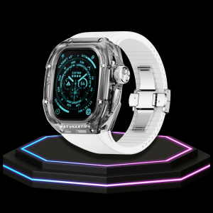 11 bb8b212c c77e 4308 95e1 b18628e242cd Apple Watch Ultra Case 49MM - CRYSTAL Pro Silver Series Eclipse | Snow White Rubber