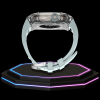 Apple Watch Ultra Case 49MM - ICE Pro Series Luxury | Fluorescent Cube Gray Rubber