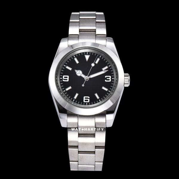 12 57ef9f67 5944 4b4a aeac dfacd7263f6f Watchartify Series Datejust 369Number Dark Face 40MM Automatic Movement Stainless Steel Strap