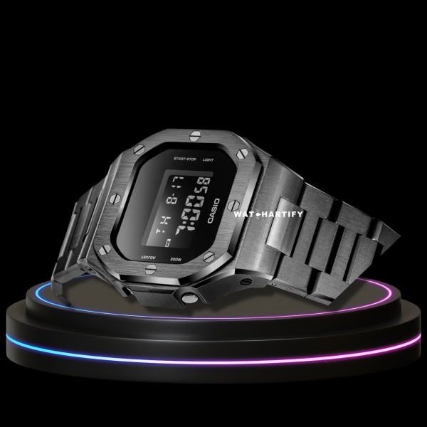 G-SHOCK Casio GA2100 | CUBELISH Titanium Dark Series Titan Mod | Titan Stainless Steel Strap