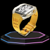 Apple Watch Case 45MM - Rainbow Series Glitter | Yellow Rubber