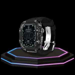 131 b2179f9c 28a6 4b15 a90e 7bf705ad605d Apple Watch Case 45MM - ICE DIAMOND Series Obsidian | Dark Rubber
