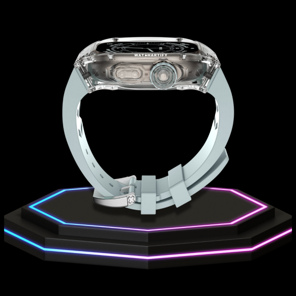 Apple Watch Ultra Case 49MM - ICE Pro Series Luxury | Fluorescent Cube Gray Rubber