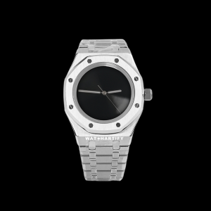 13 abbea9fd 0c5c 441d 9a26 8e7594552ad6 Watchartify Series Royal OAK Solid Midnight Black Face 41MM NH35 Movement Stainless Steel Strap