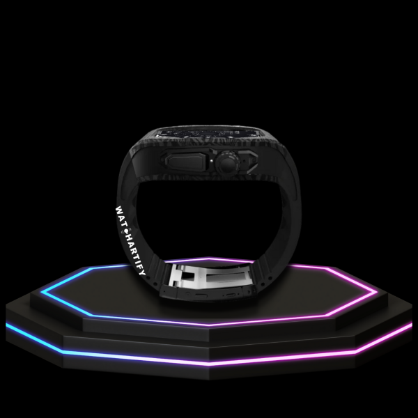 13 fad47bbf 135e 47f1 87d3 d4814c79a390 Apple Watch Ultra Case 49MM - TITAN Pro Series Luxury Dark Titan | Midnight Black Rubber