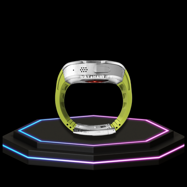 141 d0ad56d0 7e76 46b4 9dc5 5c7d98d95f10 Apple Watch Ultra Case 49MM - TITAN Pro Series Oyama Titan | Lime Green Rubber
