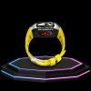 141 d630f134 82a4 417e 977b 7066b0380a10 Apple Watch Case 44MM - OYAMA Series Silver Titan | Lemon Yellow Rubber