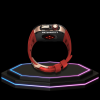 Apple Watch Case 45MM - TITAN Series Midnight Black Royal Rose Gold Titanium | Red Rubber
