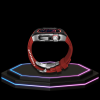 149 6df1761a e831 4945 83b4 0f9642fb9be9 Apple Watch Case 44MM - OYAMA Series Silver Titan | Scarlet Red Rubber