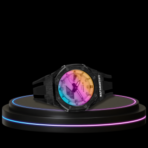 14 a6f986aa 860c 464c 8be7 9d5bfbeceaad G-SHOCK Casio GA2100 | Black Series Rainbow Surface Dial | Dark Rubber