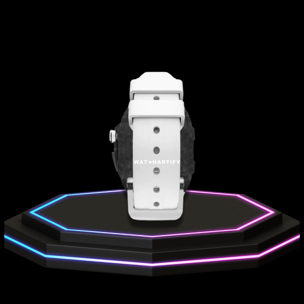 154 267611bb 620a 461b b1ba dd9c88877f01 Apple Watch Case 44MM - OYAMA Series Silver Titan | Snow White Rubber