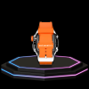 15 3999d163 66d2 4573 88d8 b2433f652532 Apple Watch Case 44MM - ICE Series Transparent | Fluorescent Orange Rubber