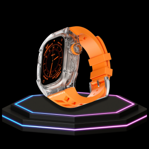 15 b08f4f04 61a8 470a b65b 2ad0a212f395 Apple Watch Ultra Case 49MM - ICE Pro Series Luxury | Fluorescent Sunset Rubber