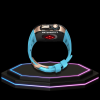 Apple Watch Case 44MM - TITAN Series Midnight Black Royal Rose Gold Titanium | Tiffany Blue Rubber