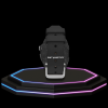 Apple Watch Case 44MM - OYAMA Series Silver Titan  | Midnight Rubber