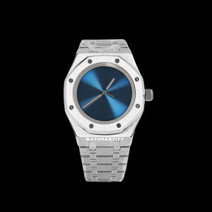 16 d5ab9efa 9f98 487a 8151 e461c89e96cb Watchartify Series Royal OAK Solid Navy Face 41MM NH35 Movement Stainless Steel Strap
