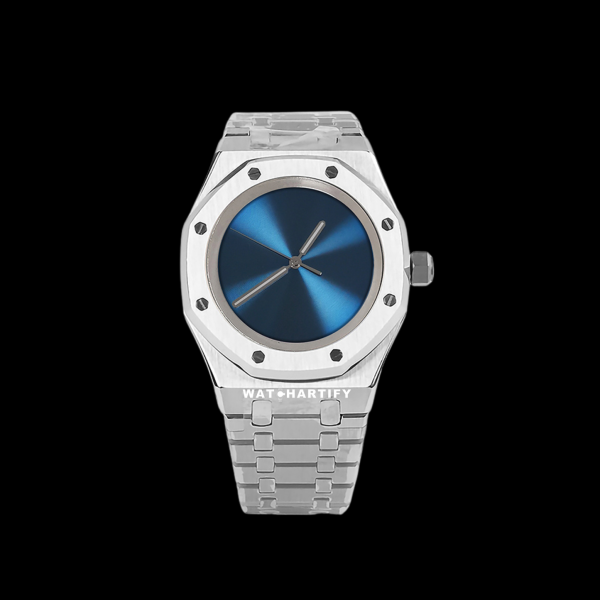 16 d5ab9efa 9f98 487a 8151 e461c89e96cb Watchartify Series Royal OAK Solid Navy Face 41MM NH35 Movement Stainless Steel Strap