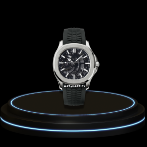 SEIKO Nautilus Mod Collection Midnight Black Skeleton Dial NH35 Movement Dark Strap