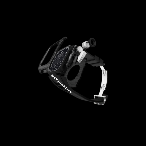 171 02acb452 4b2c 4eb3 a6b1 5efefaec3f5a Apple Watch Case 45MM - OYAMA Series Silver Titan | Midnight Rubber