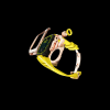 176 f6bc514c c7a7 4434 9199 6be6ce5e5f8d Apple Watch Case 45MM - Crystal TITAN Series Golden | Lemon Yellow Rubber