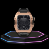 17 a7cf90c5 39bc 420f 9c6a efb465d39a66 Apple Watch Case 44MM - TITAN Series Rose Gold Dark Titanium | Midnight Black Rubber