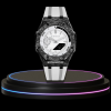 G-SHOCK Casio GA2100 | OFFSHORE Series Carbon Fiber Mod Snow White Dark Dial | Snow White Rubber
