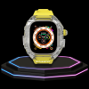 185 07cc6f72 05e3 41ea b7b0 41ec9212058b Apple Watch Ultra Case 49MM - ICE CUBE Pro Series Sport Yellow Rubber