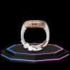 Apple Watch Case 44MM - Crystal TITAN Series Golden | Snow White Rubber