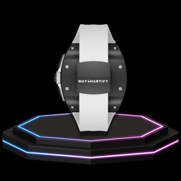 18 1f5c95a7 069e 4beb acf7 dccd41ecc2c3 Apple Watch Case 45MM - CONCEPT ONYX Series Black Panther | Snow White Rubber
