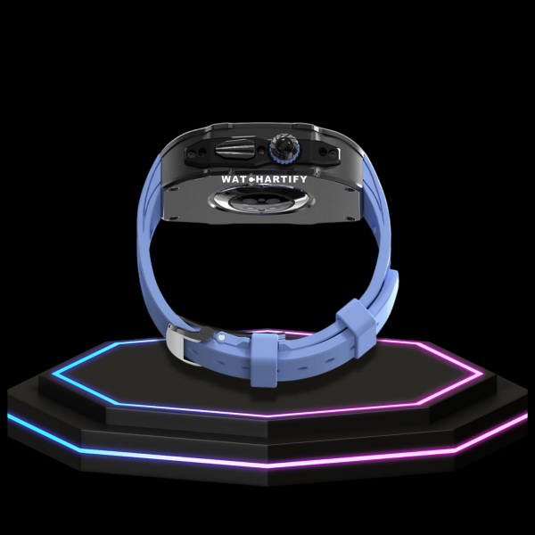 18 5ad1f52a d0b9 4264 953a e5947c1d0dcc Apple Watch Ultra Case 49MM - Pro Series Captain Dark | Macaron Blue Rubber