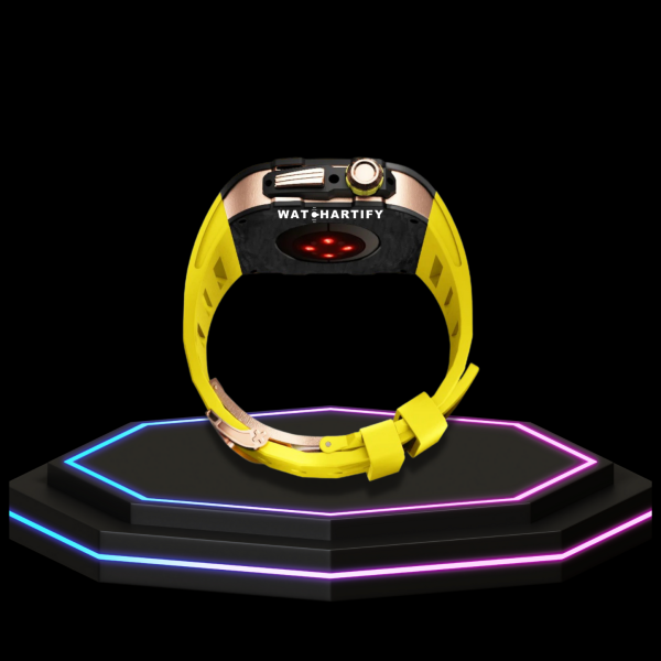 190 60c1b160 582a 4deb 9010 ffc74e03c1dc Apple Watch Case 45MM - OYAMA Series Royal Titan | Lemon Yellow Rubber