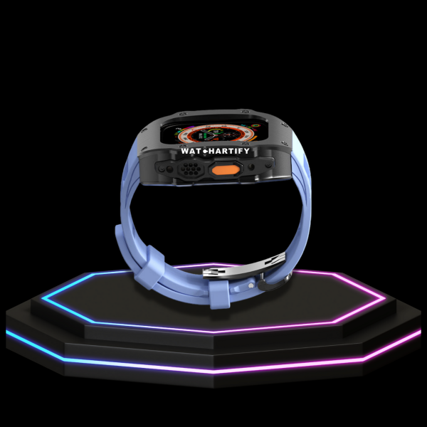 19 316f4697 d422 48cf 8b89 075032f6966d Apple Watch Ultra Case 49MM - Pro Series Captain Dark | Macaron Blue Rubber