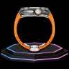 19 3e3a7cba c468 45f6 a112 cc71fa69beb2 Apple Watch Ultra Case 49MM - CRYSTAL Pro Silver Series Eclipse | Sunset Orange Rubber