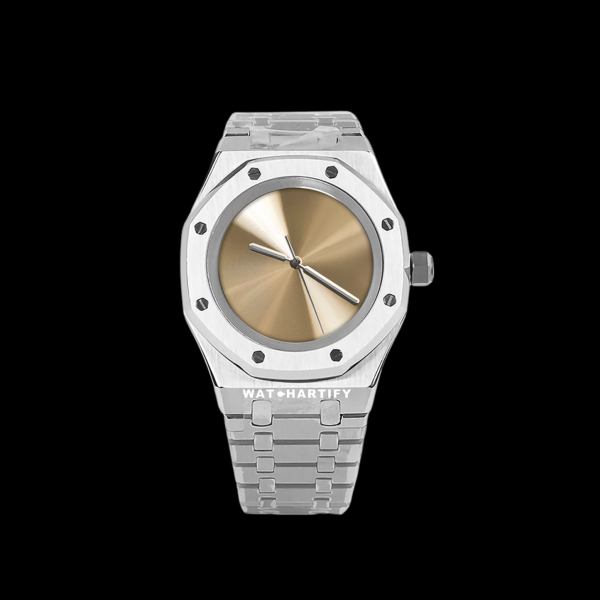 19 660e88fe eab0 462c b8cf 652a54bd5336 Watchartify Series Royal OAK Solid Rose Gold Face 41MM NH35 Movement Stainless Steel Strap