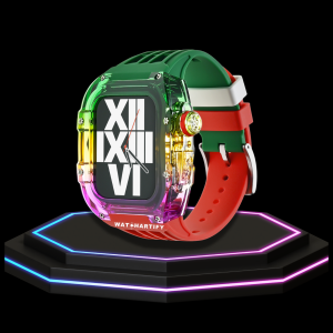 1 22c39cbf 0476 414a 982e cd9f4a63da32 Apple Watch Case 44MM - Rainbow Series | Red Green Rubber