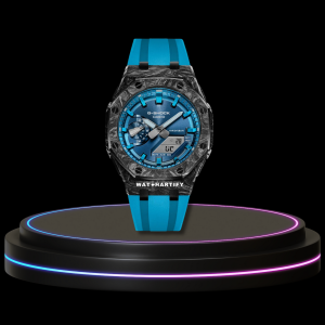 1 5123cef6 006a 4cf4 9fb3 8409387c5fcd G-SHOCK Casio GA2100 | CARBON FIBER Series Metallic Blue Dial Metallic Blue Marker | Tiffany Blue Rubber