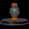 1 815d5b55 3e42 4571 80b8 b2e202f936f3 G-SHOCK Casio GA2100 | CARBON FIBER Series Carbon Fiber Mod Grey Dial Rainbow | Sunset Orange Rubber