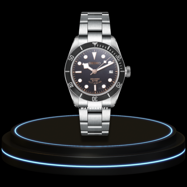 1 c962e4c4 56b4 4b19 8959 fb3ecd4ea0f4 SEIKO Mod Tudor Collection Midnight Black Dial NH35 Movement Silver Stainless Steel Strap