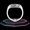 20 Apple Watch Case 44MM - CRYSTAL Silver Series Transparent | Crystal Frost Rubber