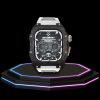 201 55a93cc4 411e 4001 b2ea f4f3e842acd6 Apple Watch Case 44MM - OYAMA Series Royal Titan | Snow White Rubber