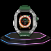 203 68c599a4 d9f4 4896 8ca7 2f02260cfec3 Apple Watch Ultra Case 49MM - ICE CUBE Pro Series Deep Green Rubber